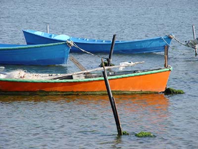 Nell´economia di Cabras ha grande rilievo la pesca, favorita dal collegamento tra il Golfo di Oristano e lo Stagno di Mar´e Pontis.